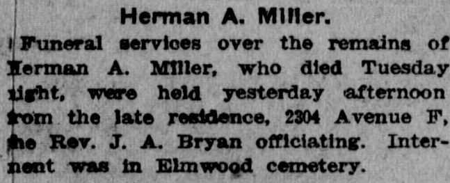 Herman A. Miller obituary